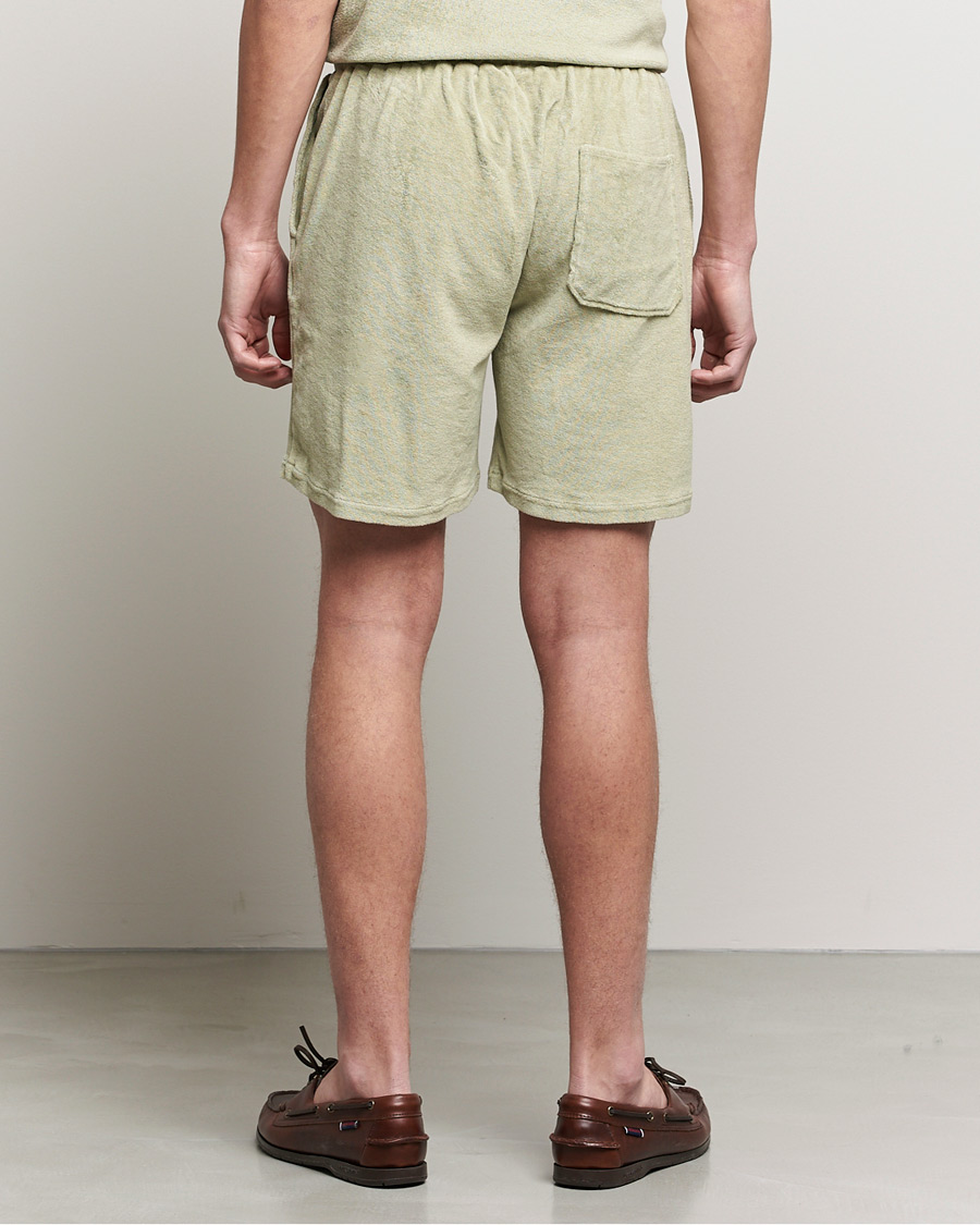 Herre | Shorts | Stenströms | Towelling Cotton Shorts Olive
