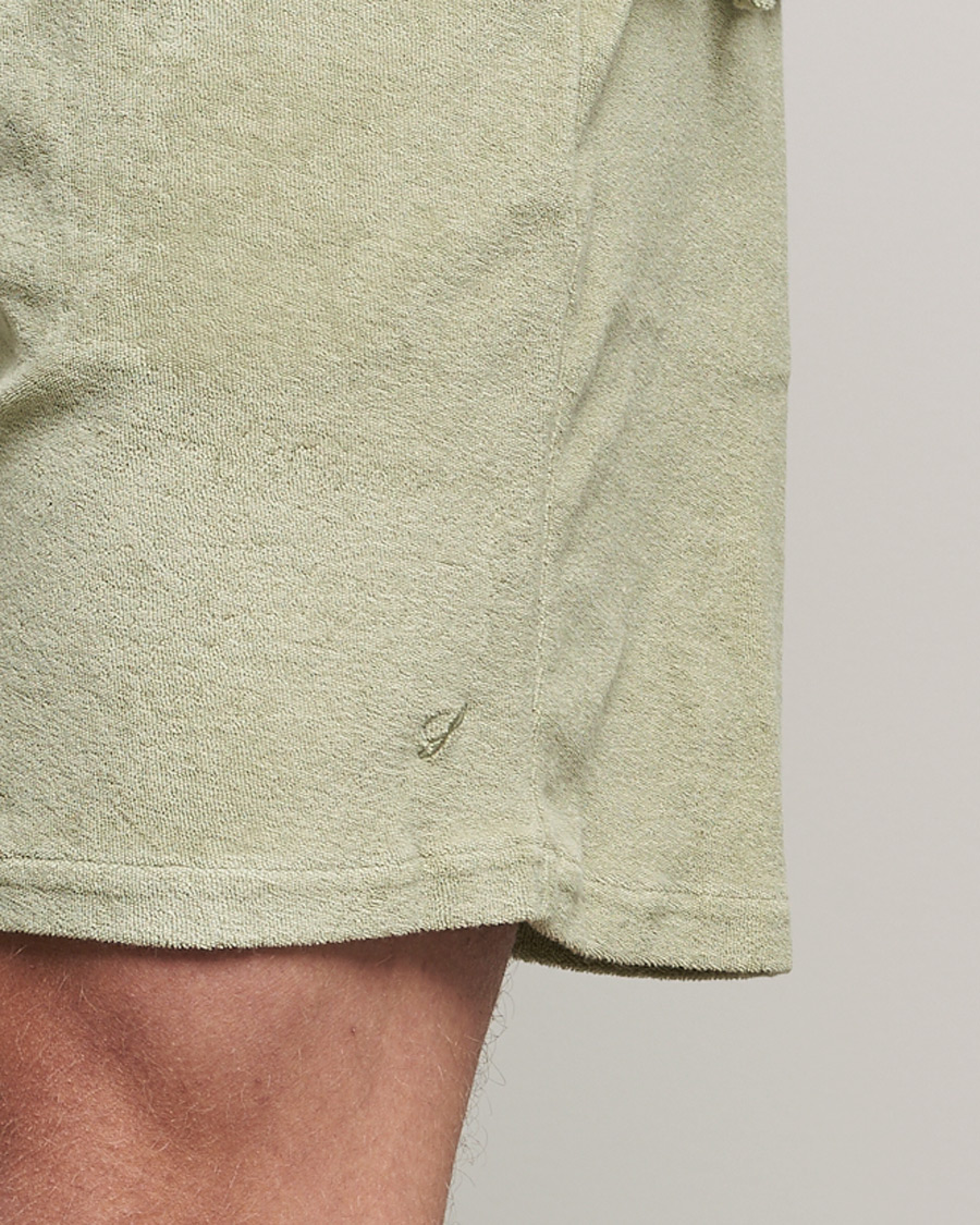 Herre | Shorts | Stenströms | Towelling Cotton Shorts Olive