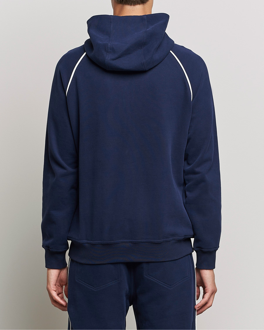Herre | Gensere | Brunello Cucinelli | Soft Cotton Zip Sweater Cobalt Blue