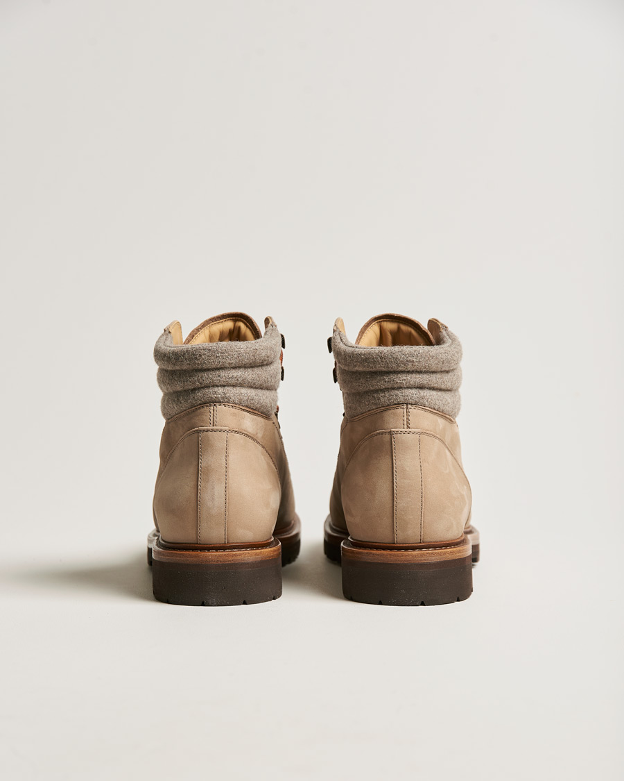 Herre | Brunello Cucinelli Hiking Boot Stone Suede | Brunello Cucinelli | Hiking Boot Stone Suede