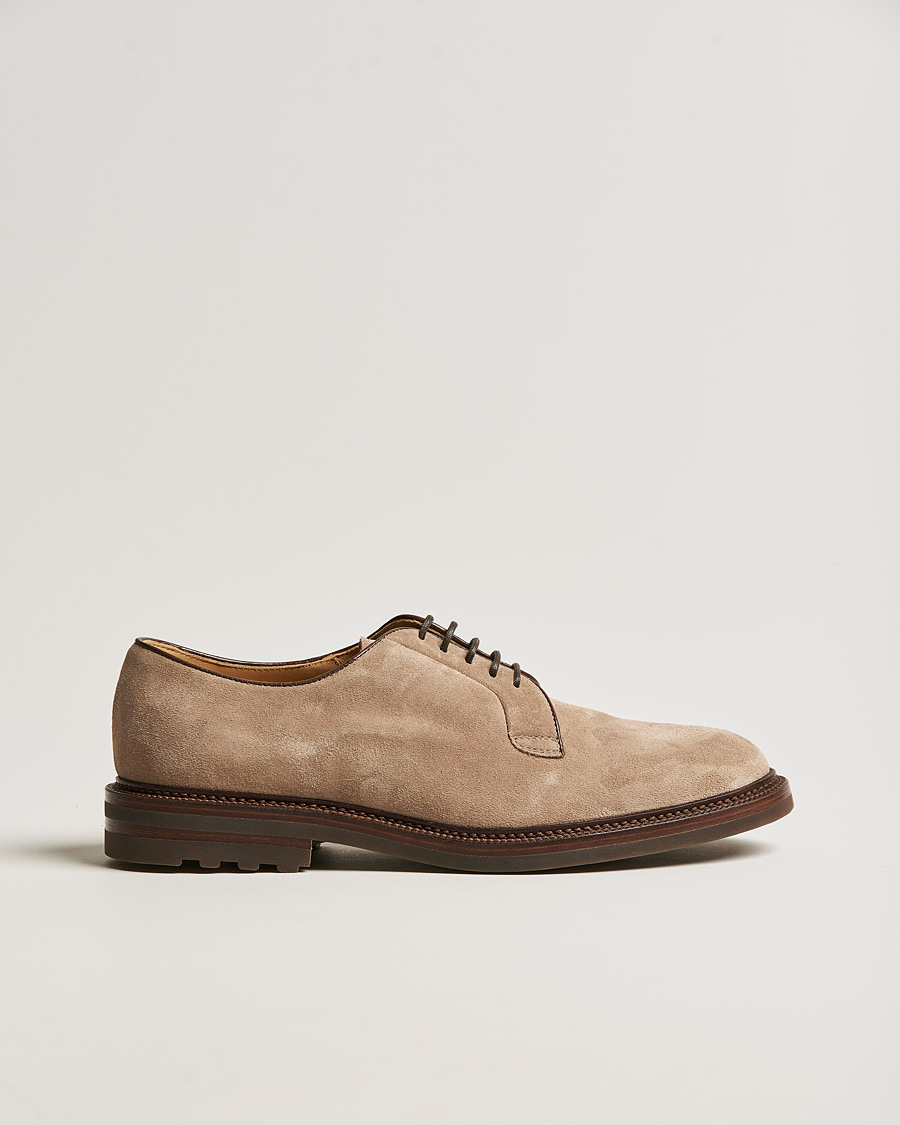Herre | Brunello Cucinelli Plain Toe Derby Mud Suede | Brunello Cucinelli | Plain Toe Derby Mud Suede