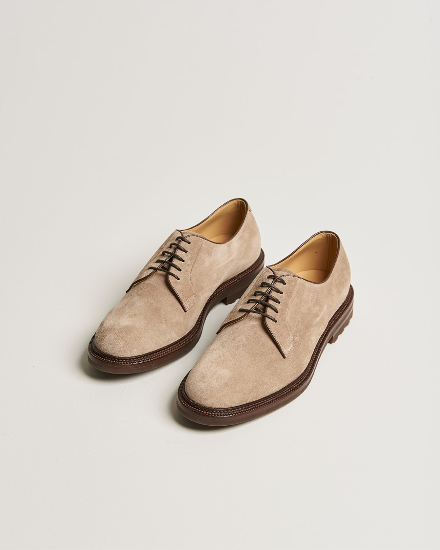 Herre | Brunello Cucinelli Plain Toe Derby Mud Suede | Brunello Cucinelli | Plain Toe Derby Mud Suede