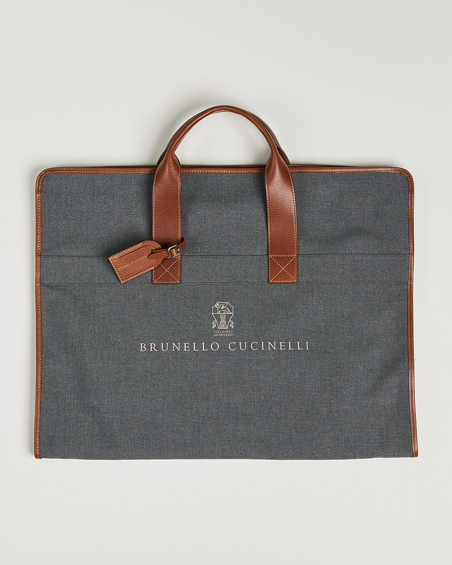 Herre |  | Brunello Cucinelli | Travel Suit Carrier Grey