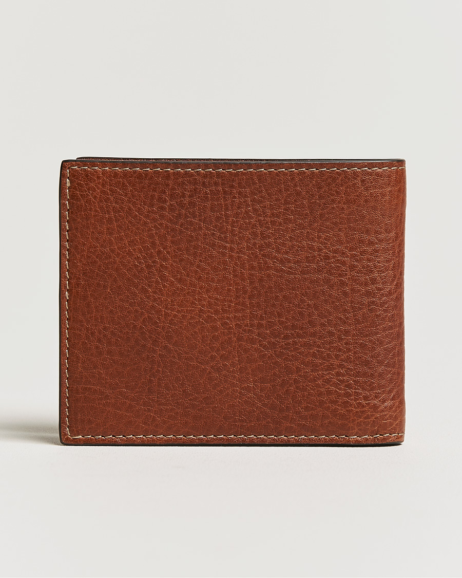 Herre | Lommebøker | Brunello Cucinelli | Grain Leather Wallet Cognac