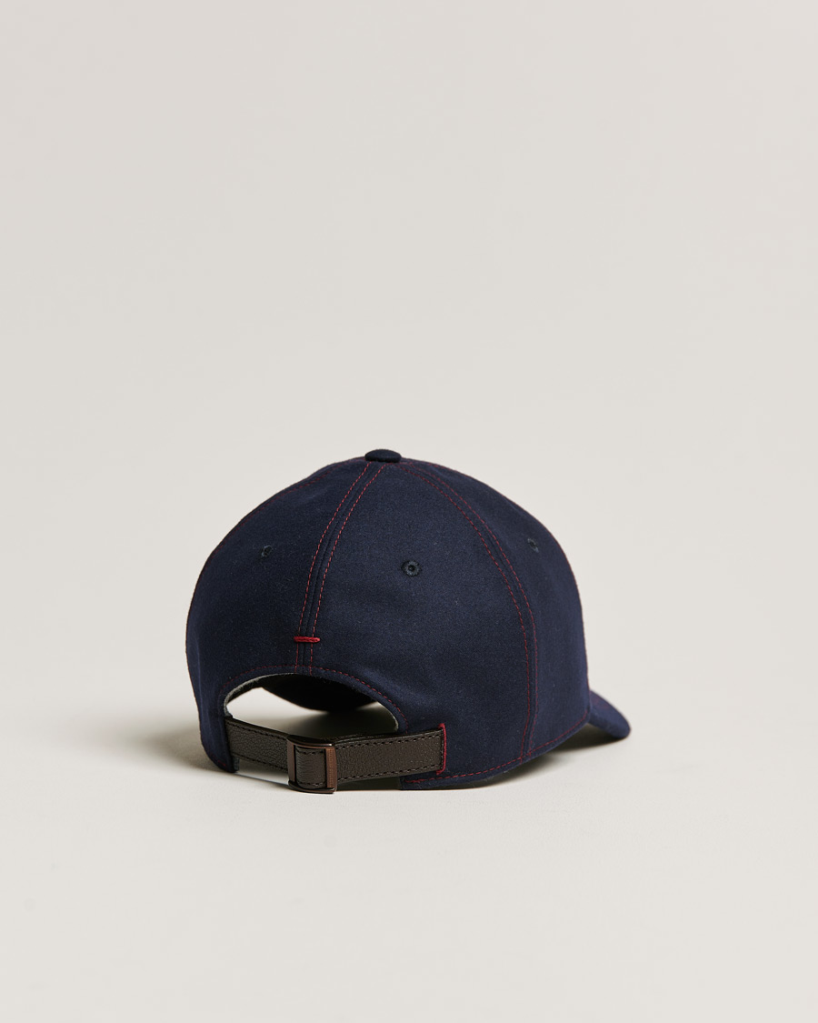 Herre | Hatter og capser | Brunello Cucinelli | Flannel Baseball Cap Navy