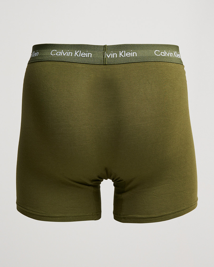 Herre | Undertøy | Calvin Klein | Cotton Stretch 3-Pack Boxer Breif Grey/Orange/Army