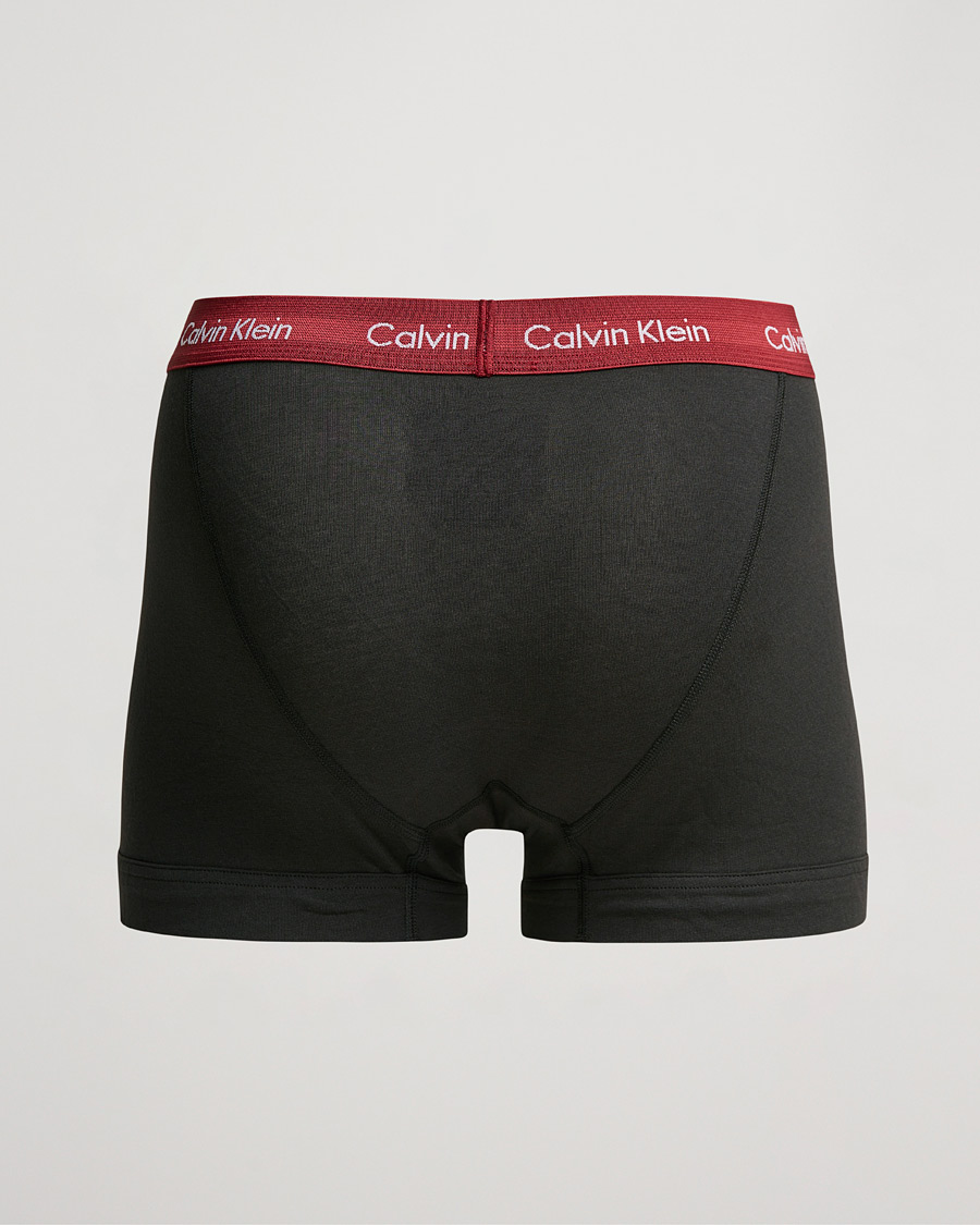 Herre |  | Calvin Klein | Cotton Stretch 3-Pack Trunk Camel/Black/Red