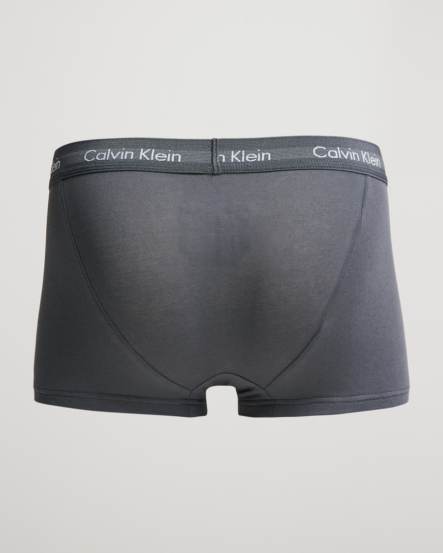 Herre | Undertøy | Calvin Klein | Cotton Stretch 3-Pack Low Rise Trunk Grey/Light Grey/Olive