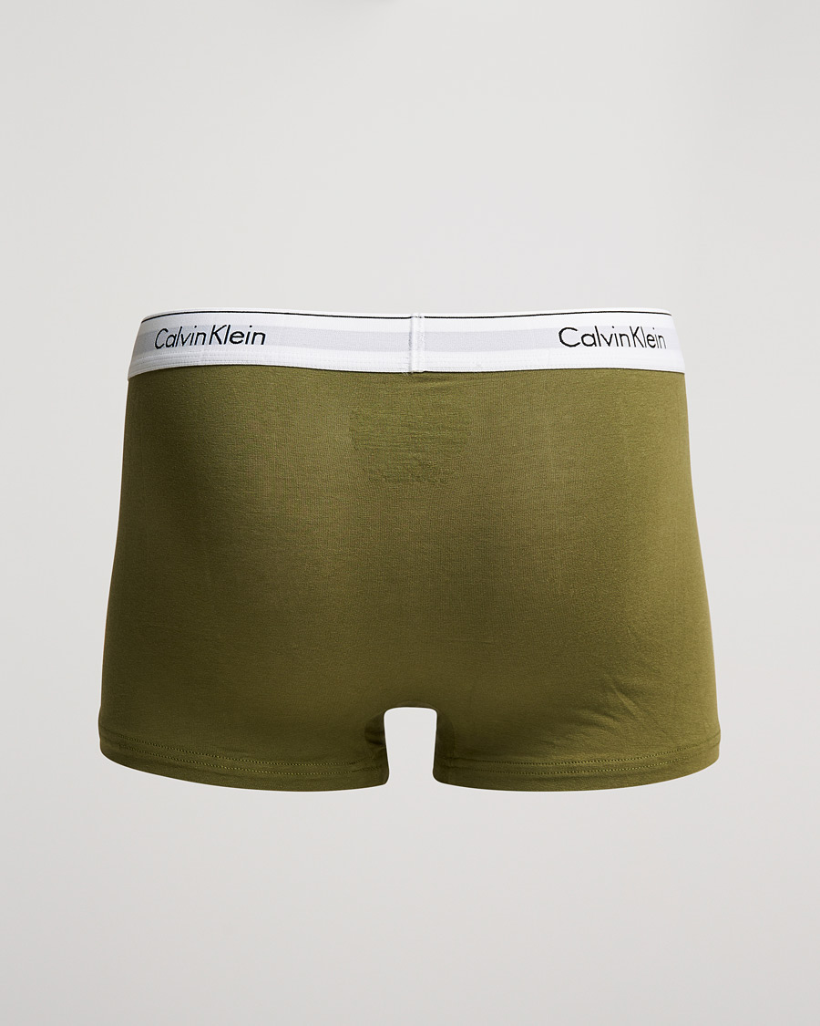Herre | Undertøy | Calvin Klein | Cotton Stretch 3-Pack Trunk Beige/Black/Olive