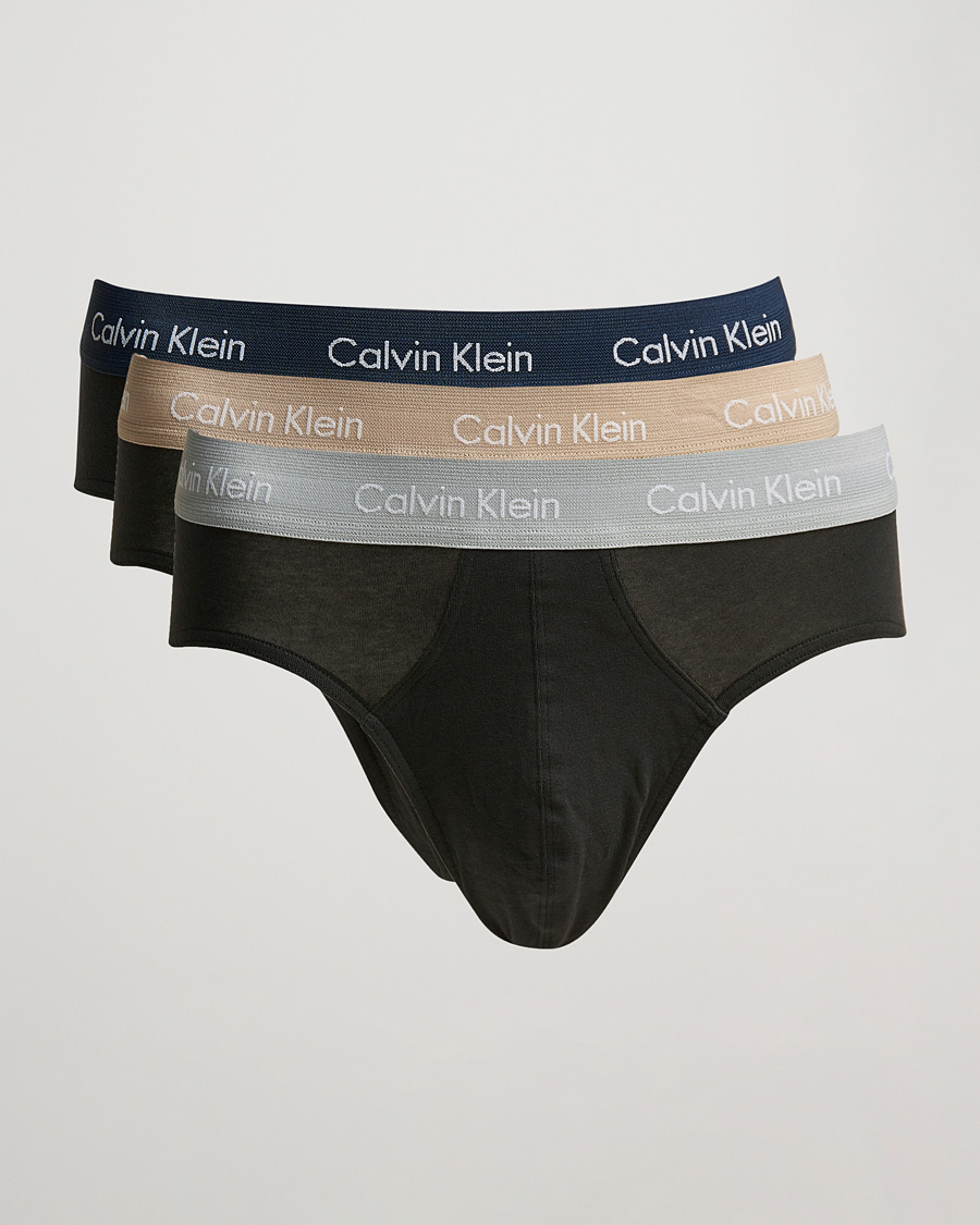 Herre | Undertøy | Calvin Klein | Cotton Stretch Hip Breif 3-Pack Black