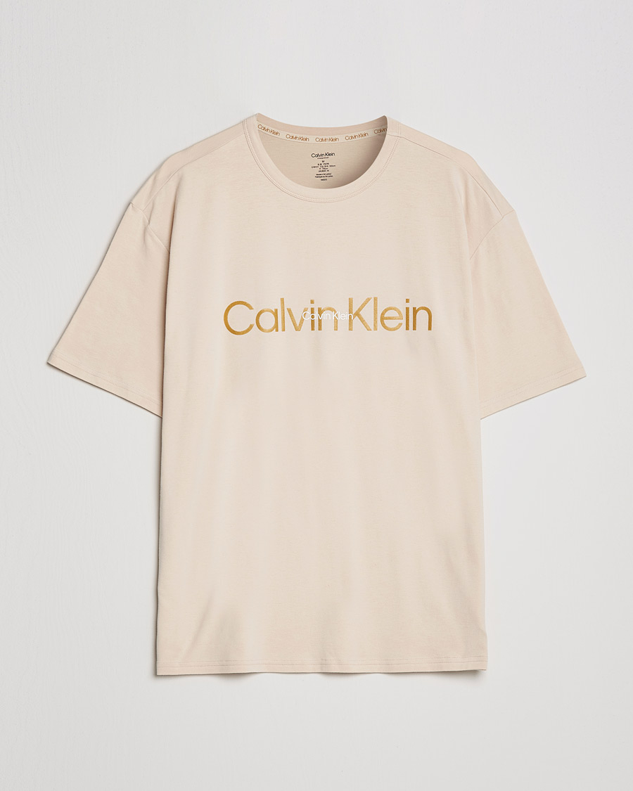 Herre | T-Shirts | Calvin Klein | Loungewear Crew Neck T-Shirt Tapioca Beige