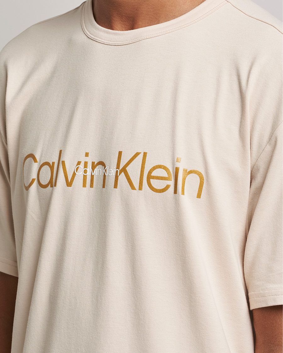 Herre | T-Shirts | Calvin Klein | Loungewear Crew Neck T-Shirt Tapioca Beige