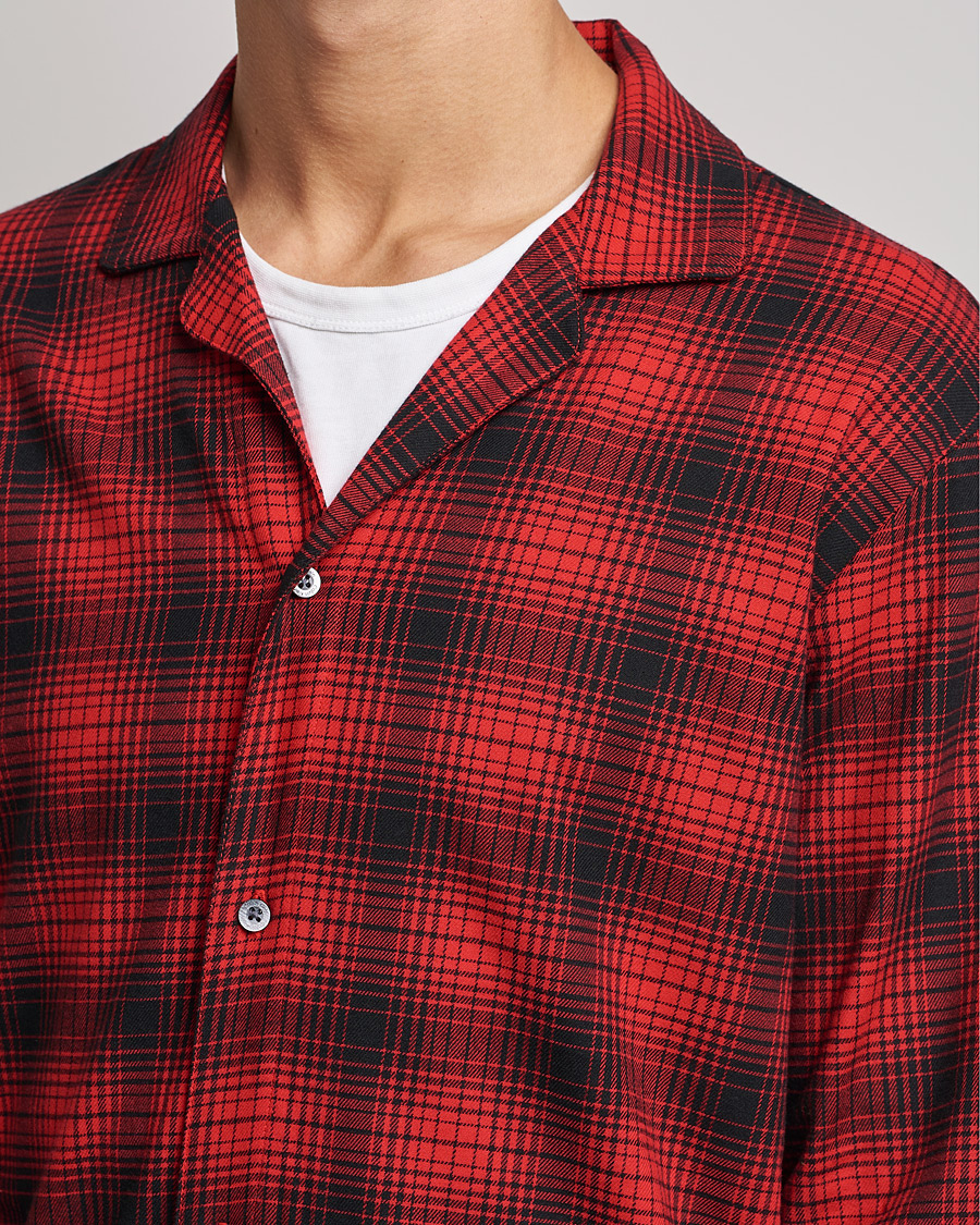 Herre | Pyjamaser og badekåper | Calvin Klein | Cotton Checked Pyajama Set Red/Black