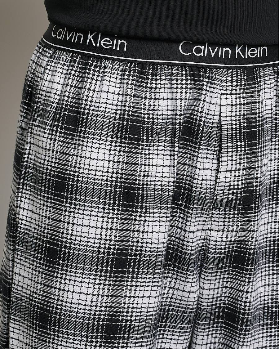 Herre | Pyjamaser og badekåper | Calvin Klein | Brushed Cotton Checked Pyjama Pants Black/White