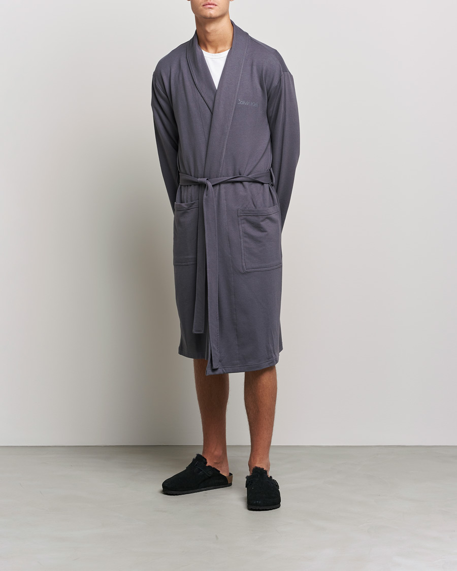 Herre | Pyjamaser og badekåper | Calvin Klein | Terry Robe Sleek Grey