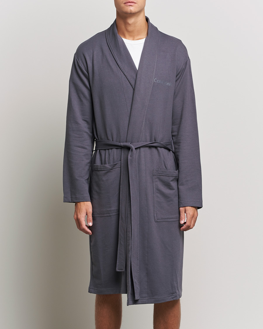 Herre | Pyjamaser og badekåper | Calvin Klein | Terry Robe Sleek Grey
