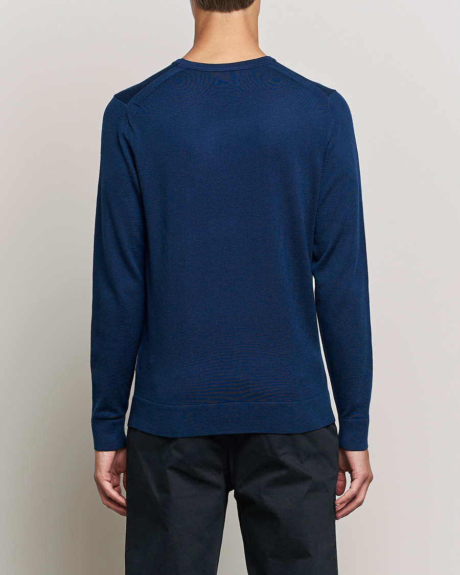Herre | Gensere | Calvin Klein | Superior Wool Crew Neck Sweater Navy