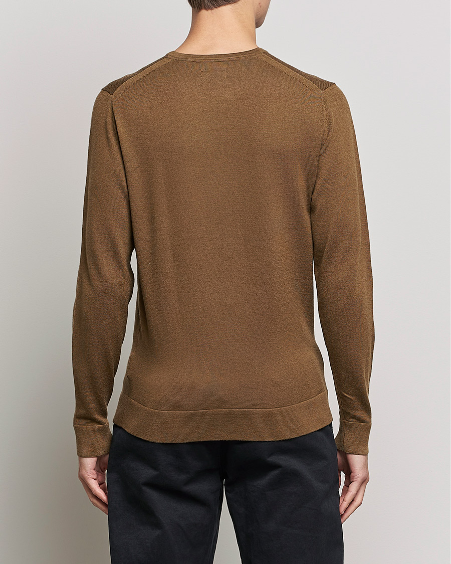 Herre | Gensere | Calvin Klein | Superior Wool Crew Neck Sweater Chester Brown