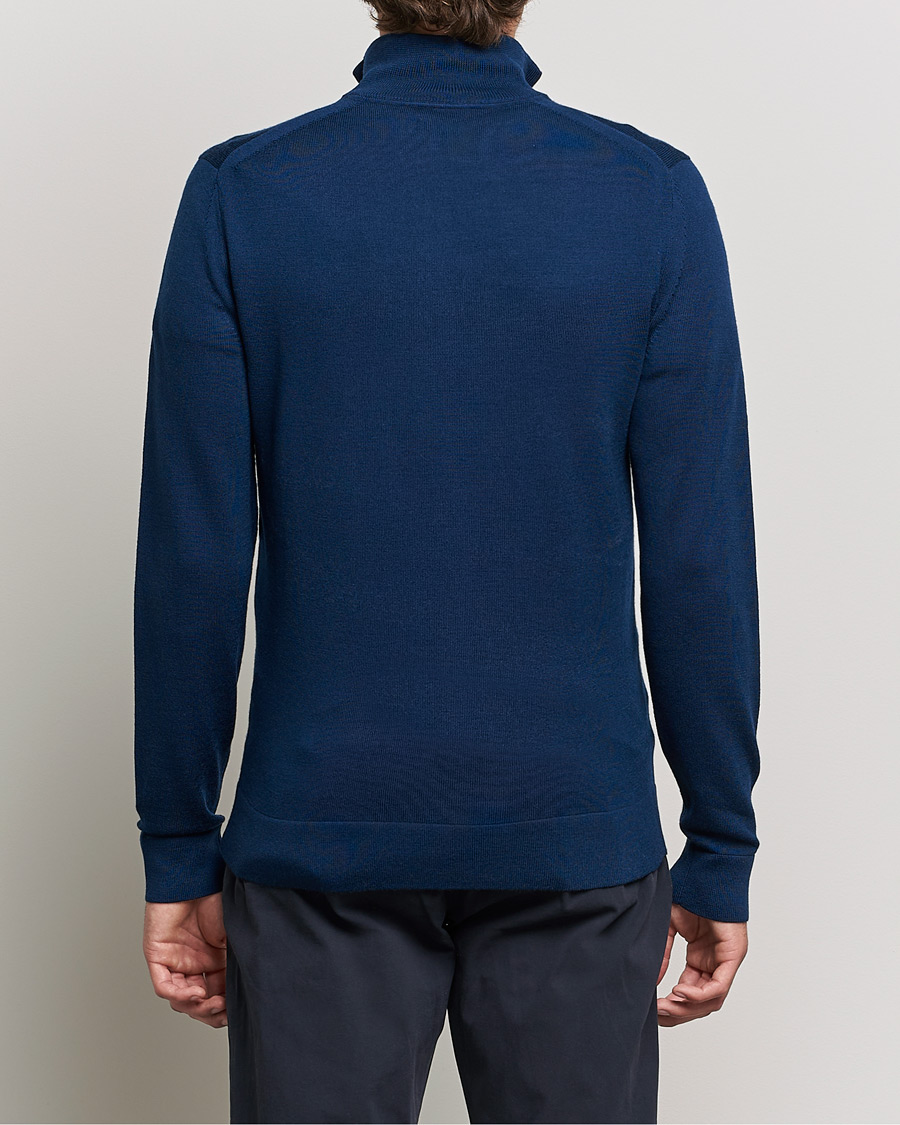 Herre | Gensere | Calvin Klein | Superior Wool Half Zip Sweater Navy