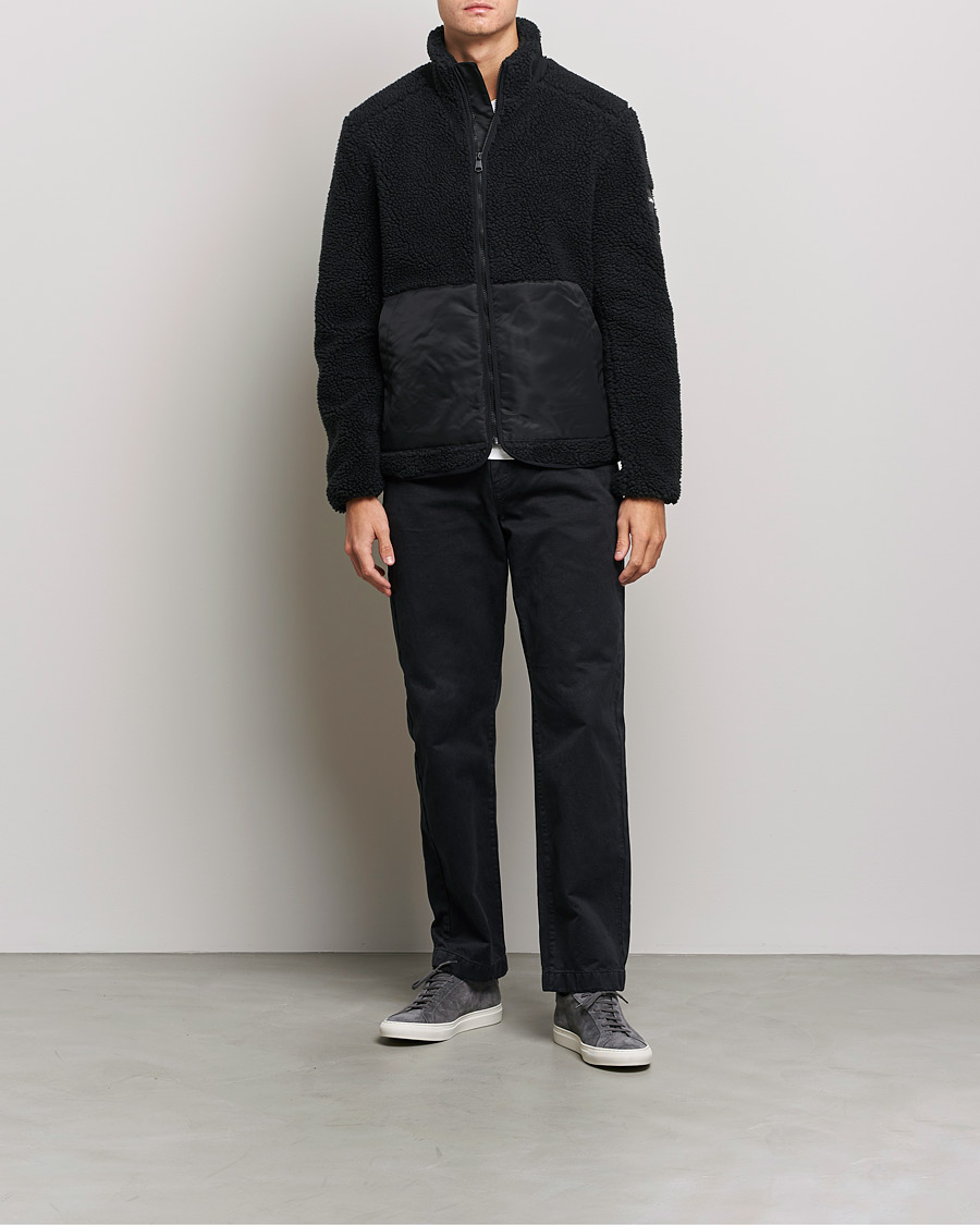 Herre | Gensere | Calvin Klein | Teddy Full Zip Sweater Black