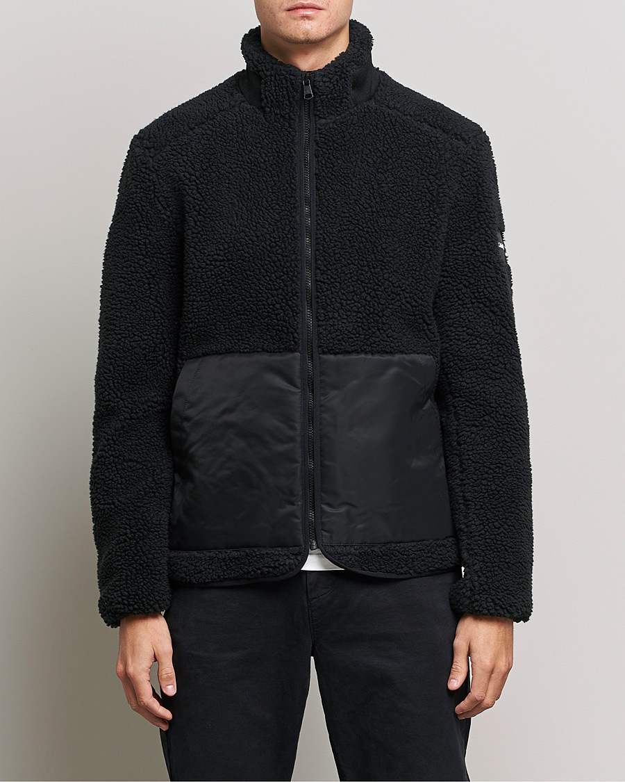 Herre | Gensere | Calvin Klein | Teddy Full Zip Sweater Black