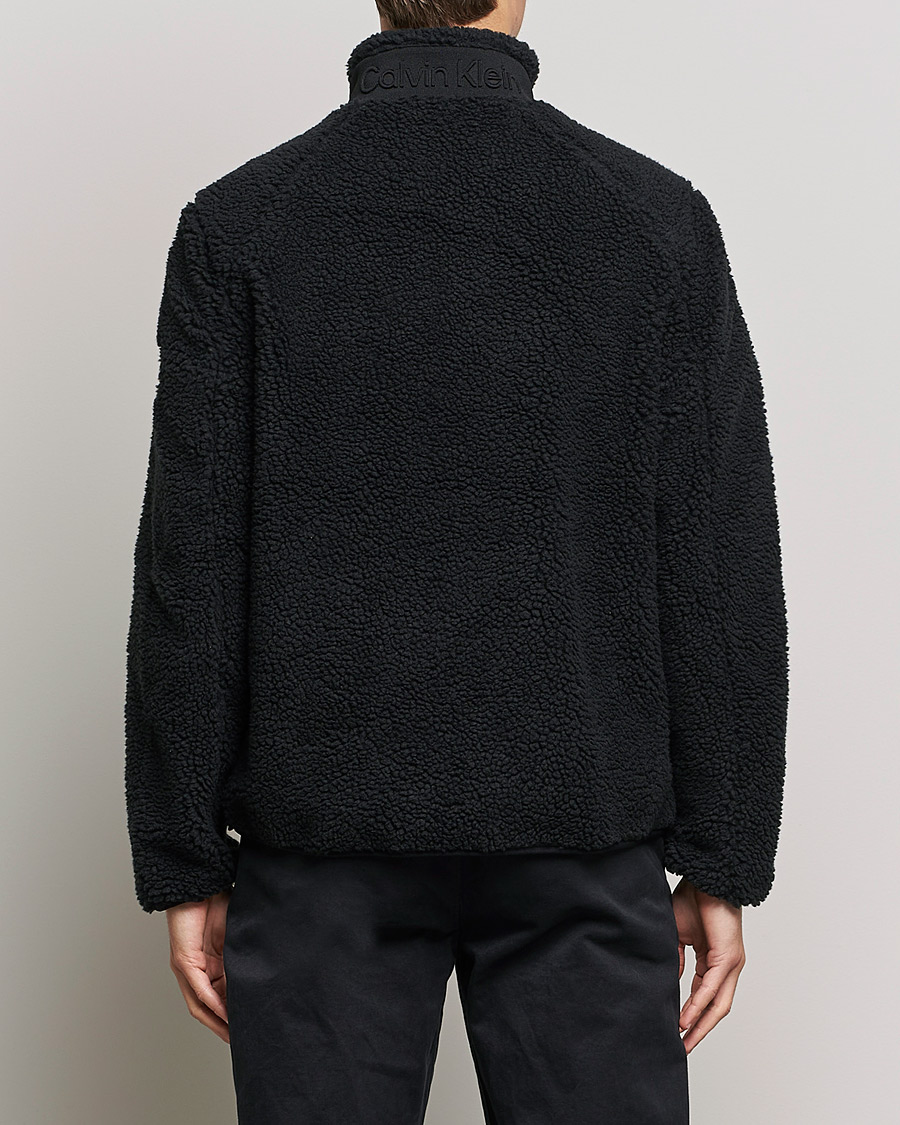 Herre | Gensere | Calvin Klein | Teddy Full Zip Sweater Black