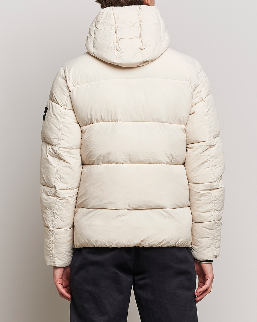Herre | Jakker | Calvin Klein | Crinkle Nylon Puffer Jacket Stony Beige