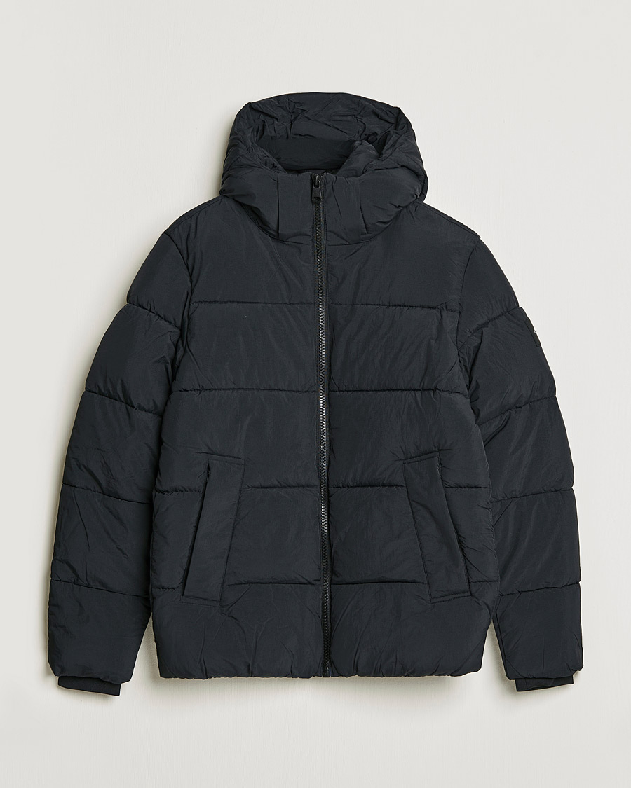 Herre | Jakker | Calvin Klein | Crinkle Nylon Puffer Jacket Black