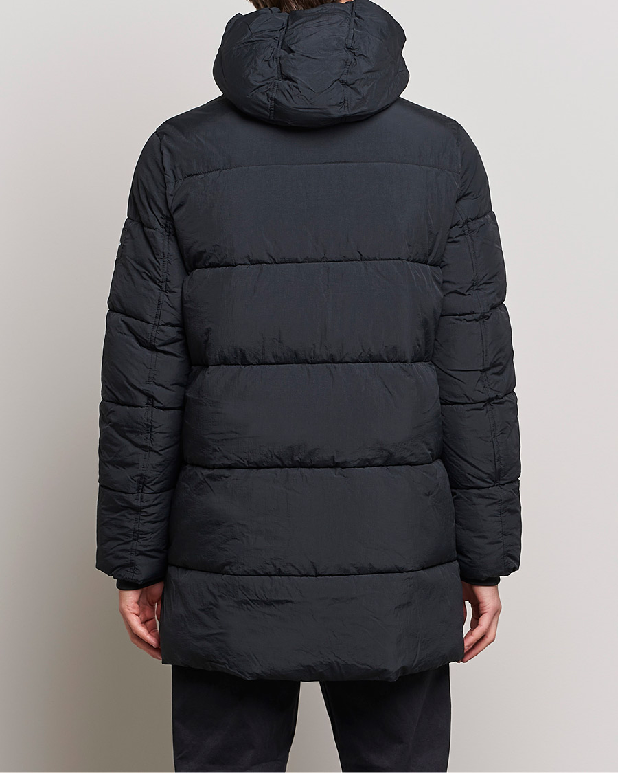 Herre | Jakker | Calvin Klein | Crinkle Nylon Long Puffer Jacker Black