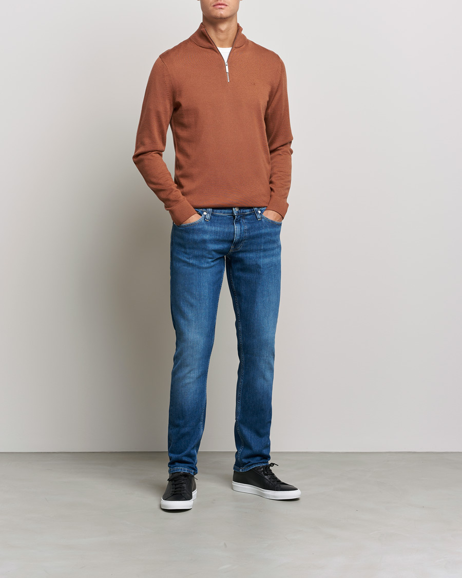 Herre | Slim fit | Calvin Klein | Slim Lewis Stretch Jeans Medium Blue