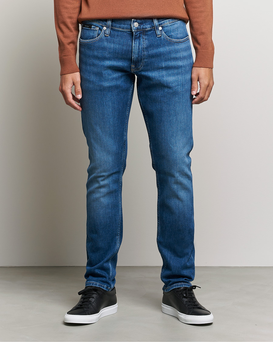 Herre | Jeans | Calvin Klein | Slim Lewis Stretch Jeans Medium Blue