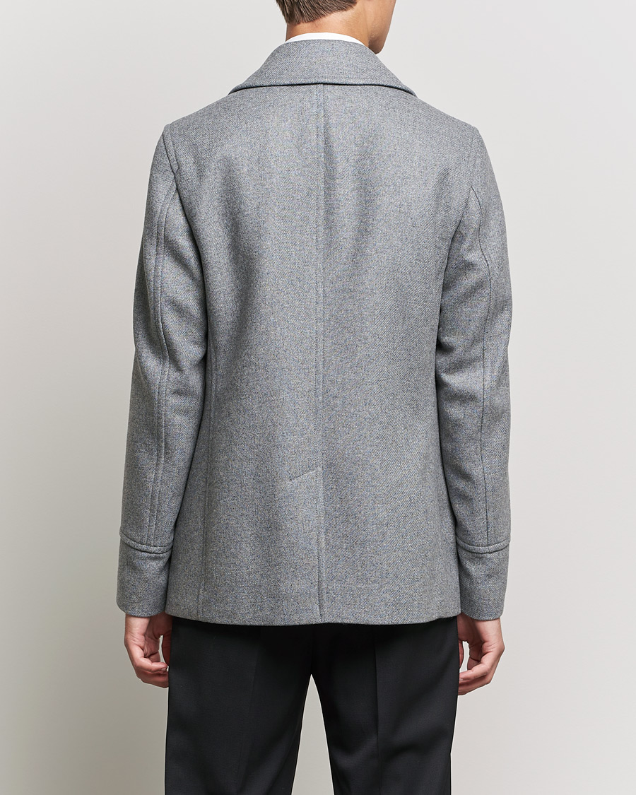 Herre | Jakker | BOSS BLACK | BOSS Hyde Peacoat Silver