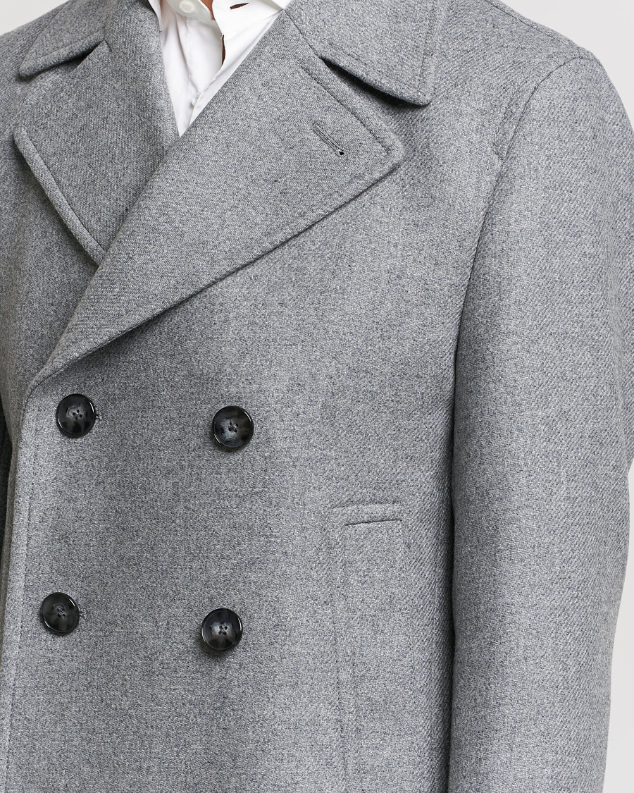 Herre | Jakker | BOSS BLACK | BOSS Hyde Peacoat Silver