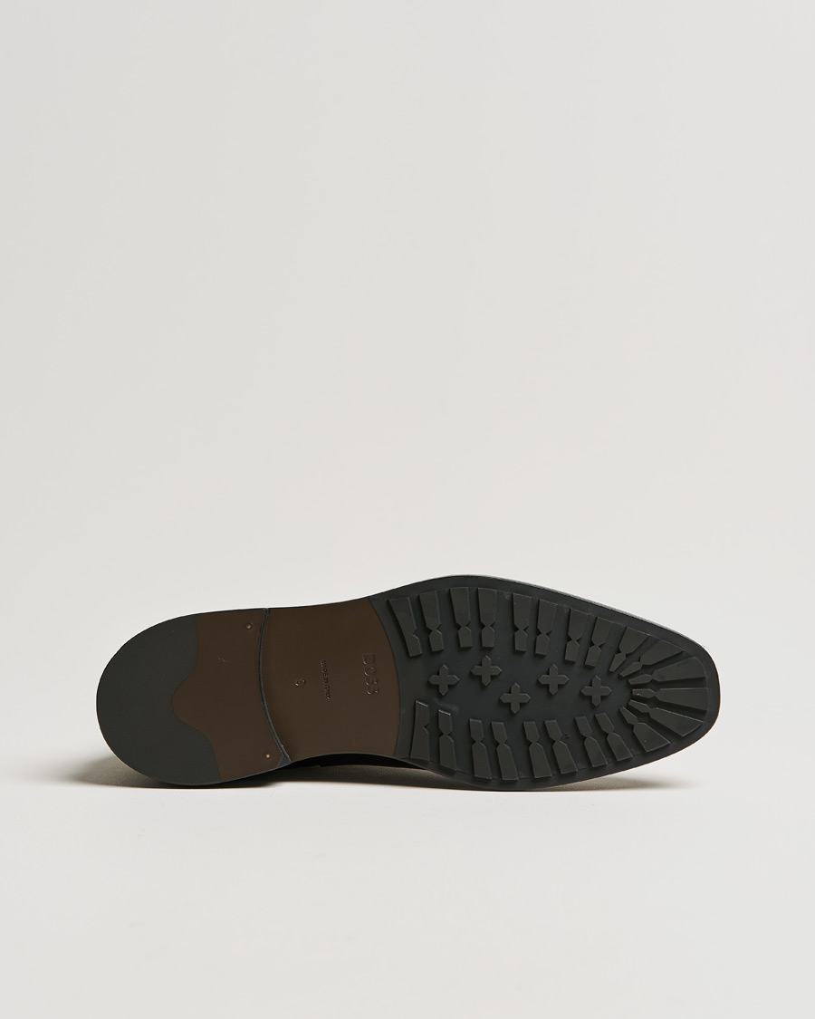Herre | BOSS Lisbon Leather Chelsea Boots Black | BOSS BLACK | BOSS Lisbon Leather Chelsea Boots Black