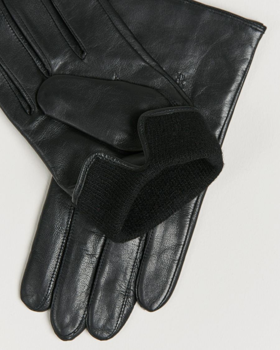 Herre | Hainz Leather Gloves Black | BOSS BLACK | Hainz Leather Gloves Black