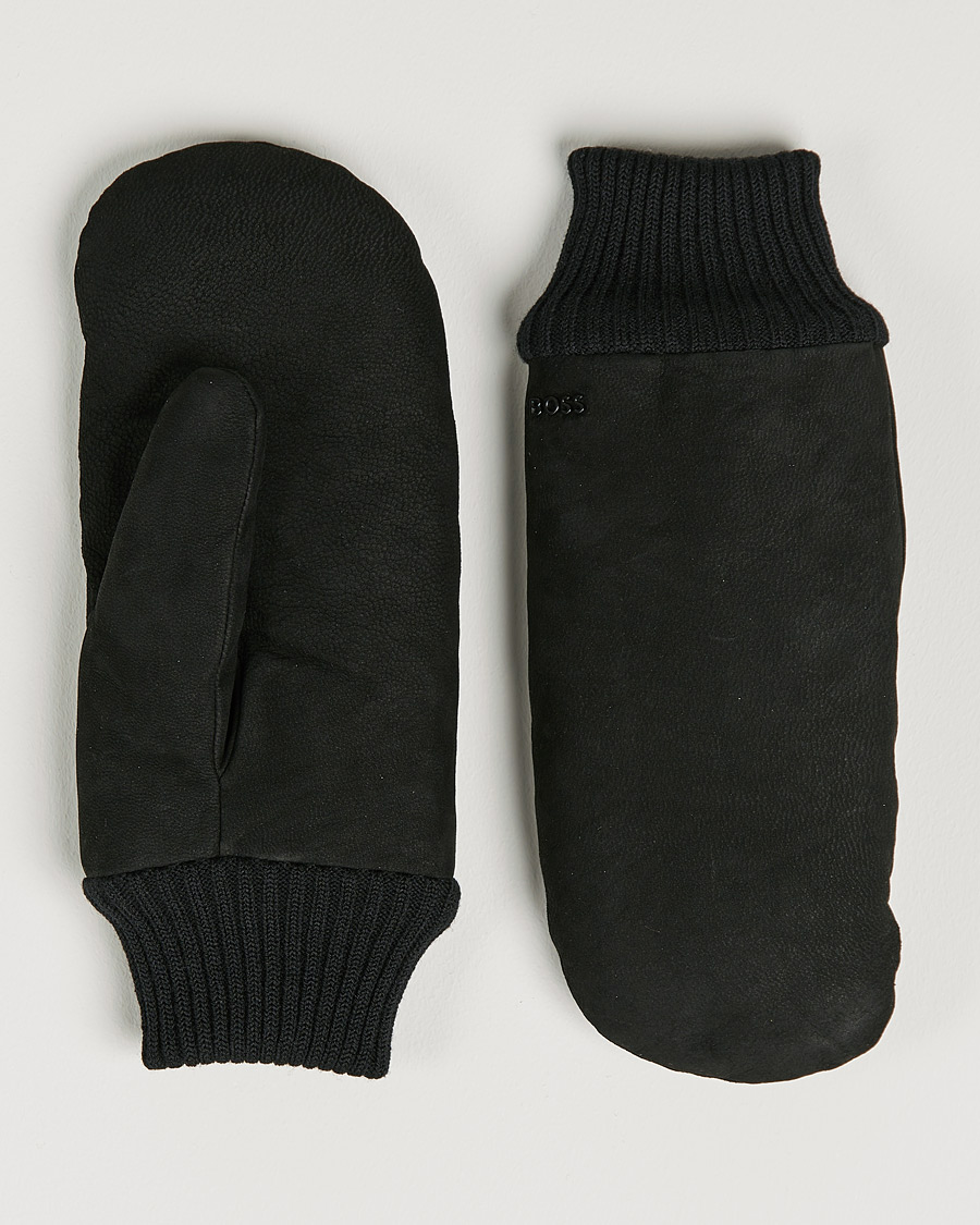 Herre | Halmor Padded Gloves Black | BOSS BLACK | Halmor Padded Gloves Black