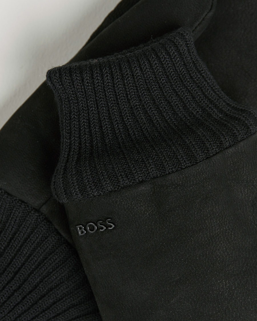 Herre | Halmor Padded Gloves Black | BOSS BLACK | Halmor Padded Gloves Black