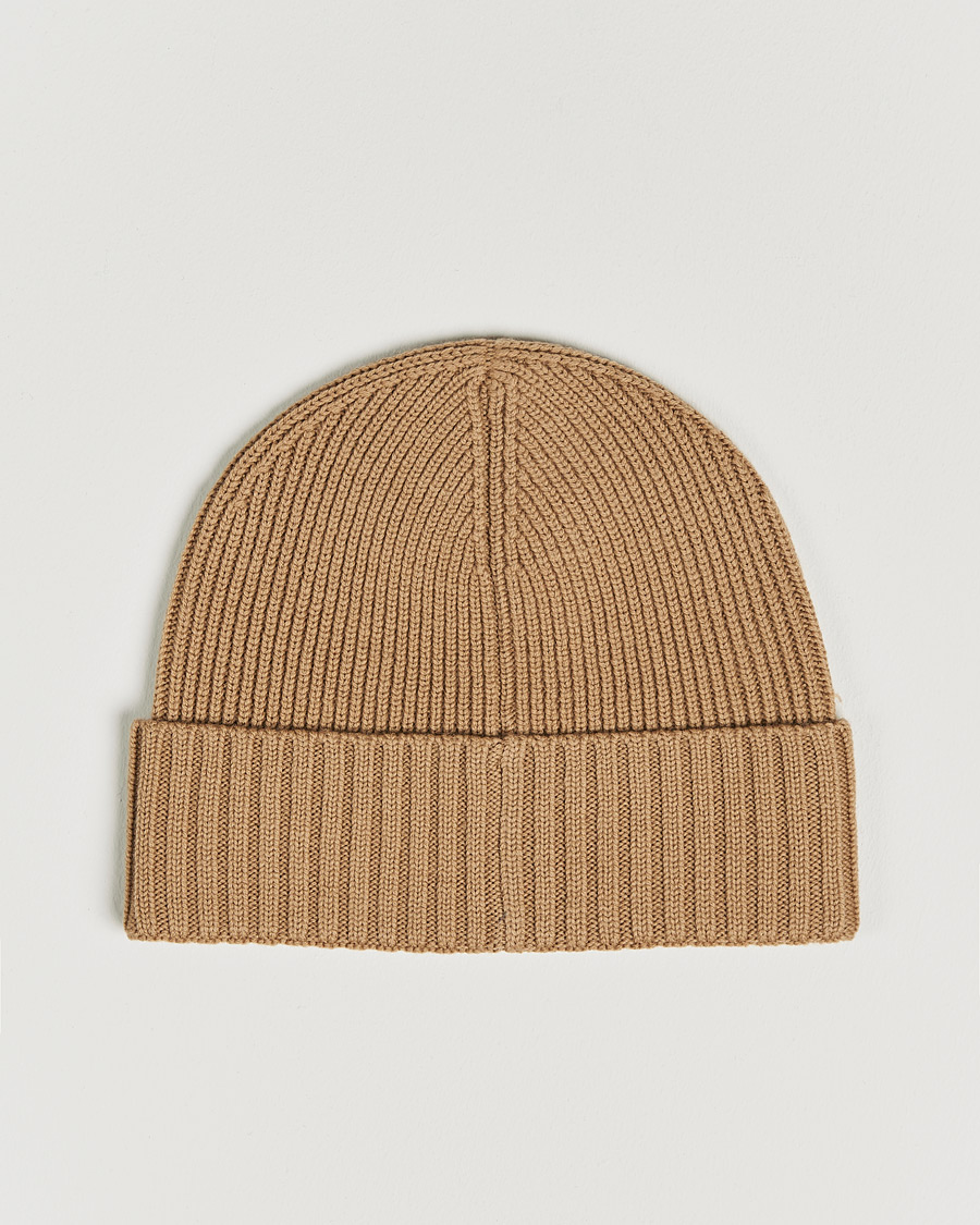 Herre | Fati Beanie Medium Beige | BOSS BLACK | Fati Beanie Medium Beige