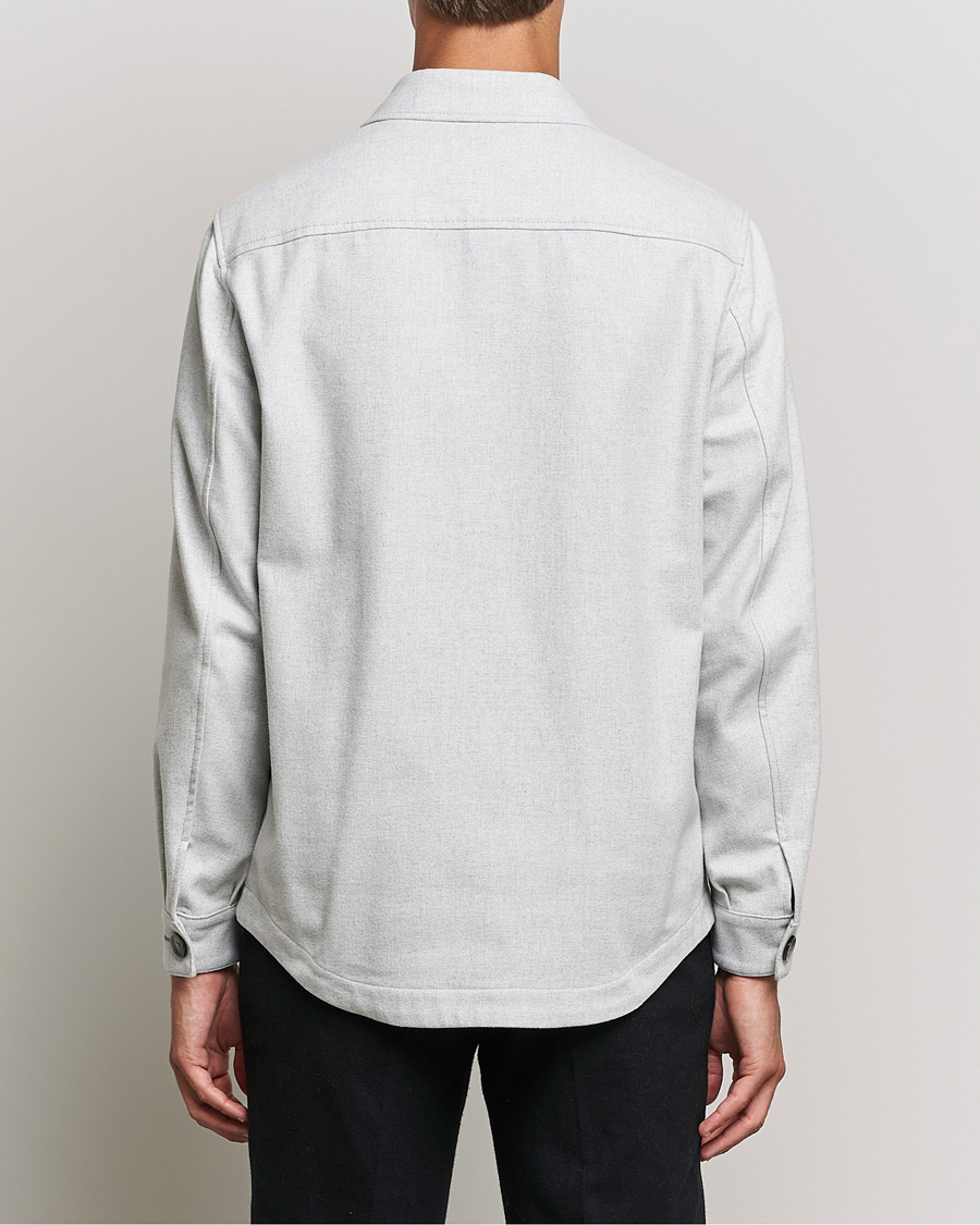Herre | Skjorter | BOSS BLACK | Carper Overshirt Open Grey