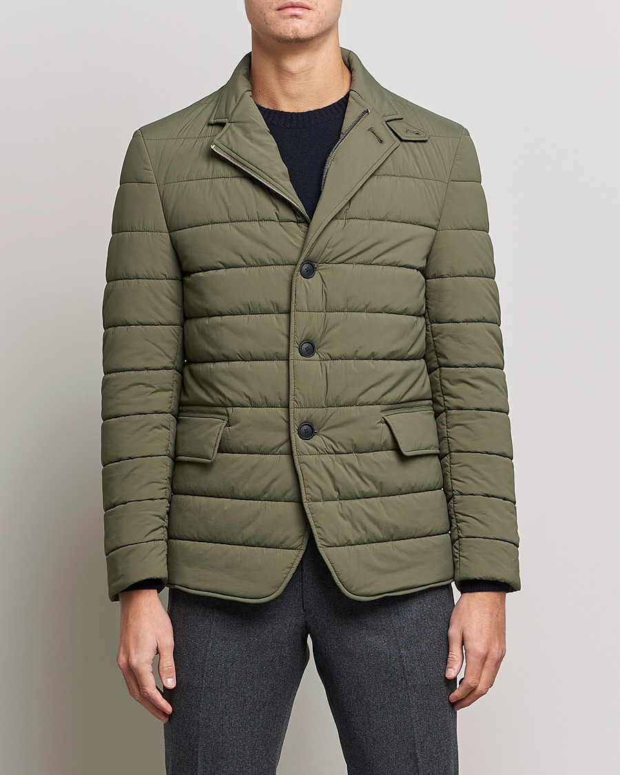 Herre | Jakker | BOSS BLACK | BOSS Hanry Padded Blazer Jacket Open Green