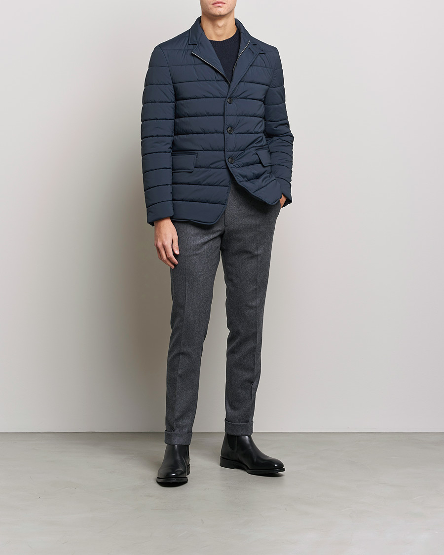Herre | Business & Beyond | BOSS | Hanry Padded Blazer Jacket Dark Blue