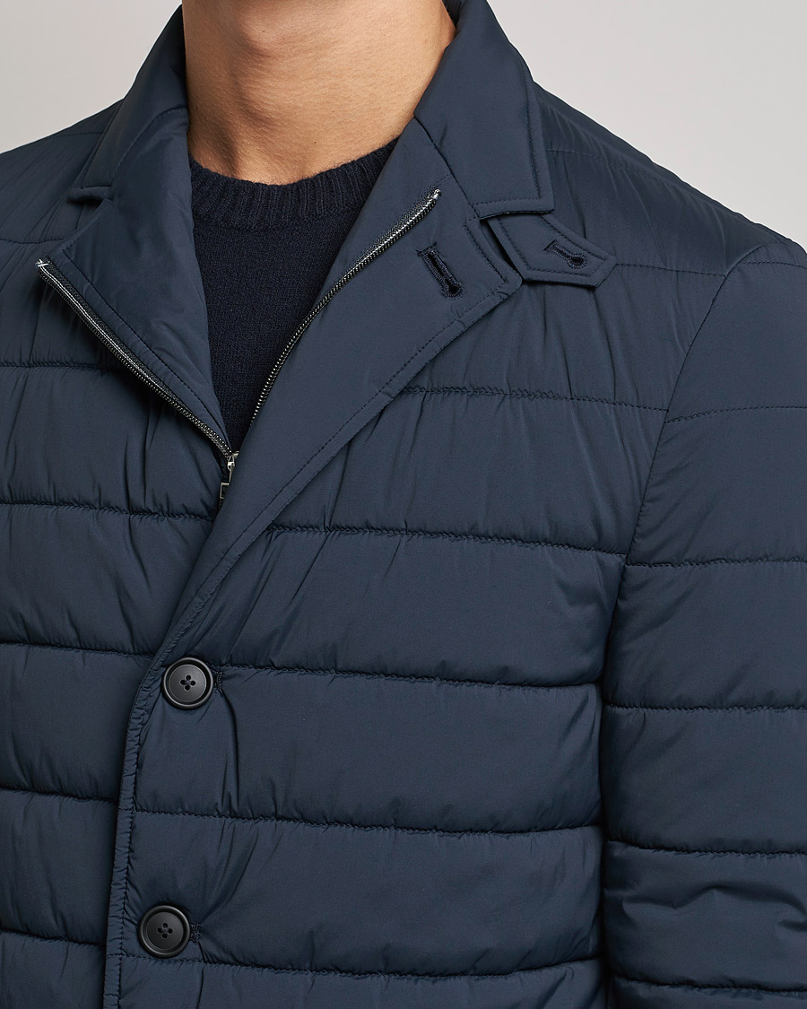 Herre | Jakker | BOSS BLACK | Hanry Padded Blazer Jacket Dark Blue