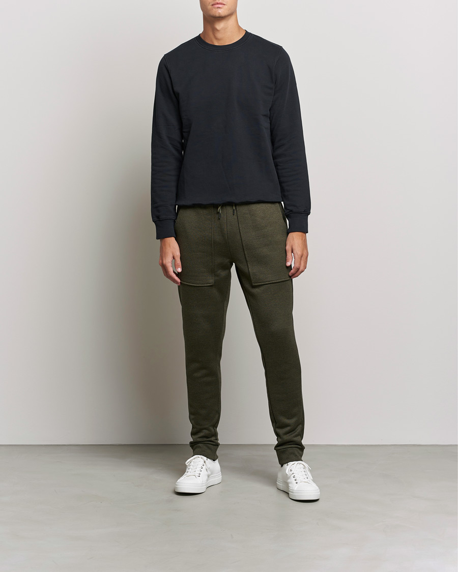 Herre | Bukser | BOSS BLACK | Lamont Drawstring Trousers Open Green