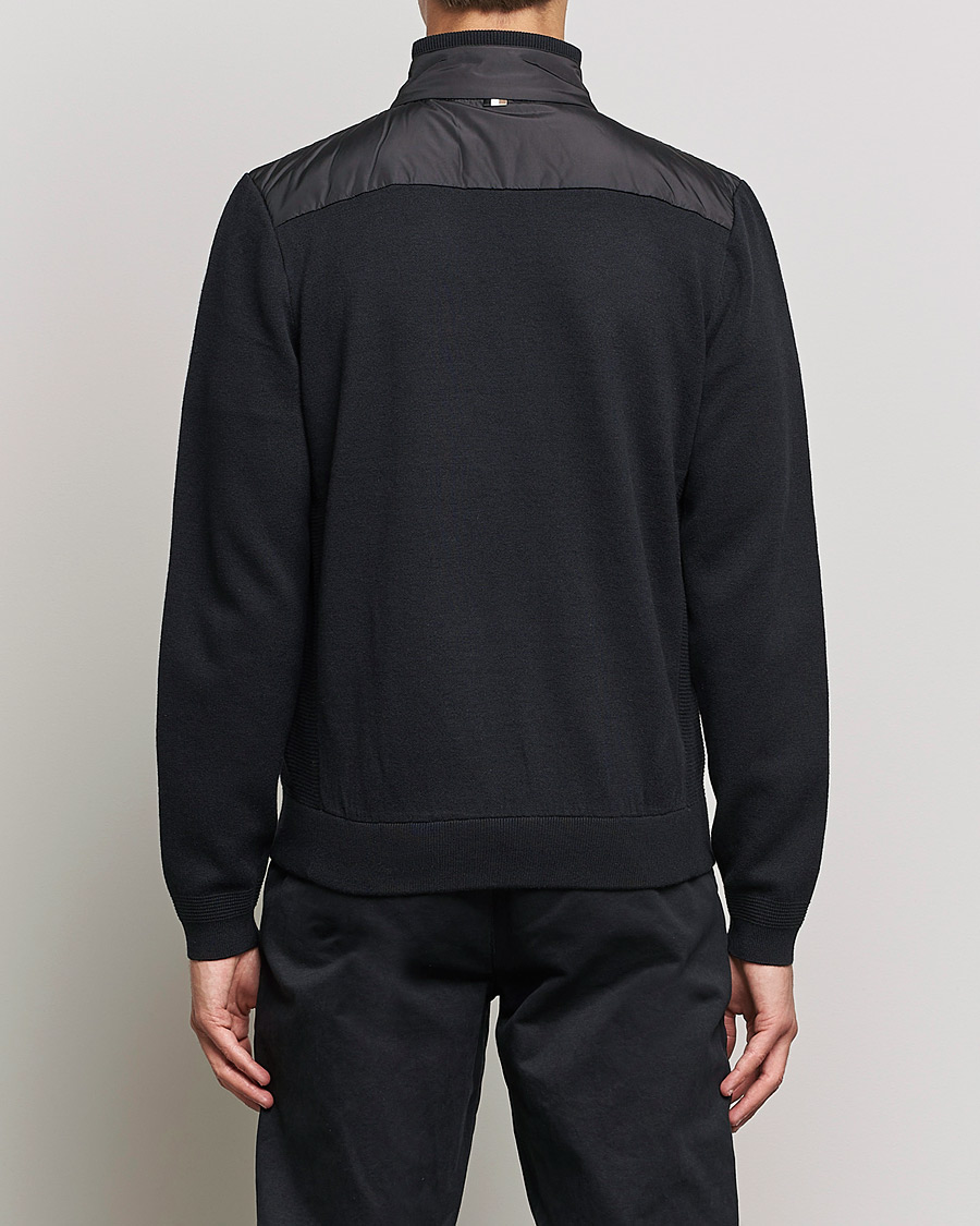 Herre | Gensere | BOSS BLACK | BOSS Lavando Hybrid Full Zip Black