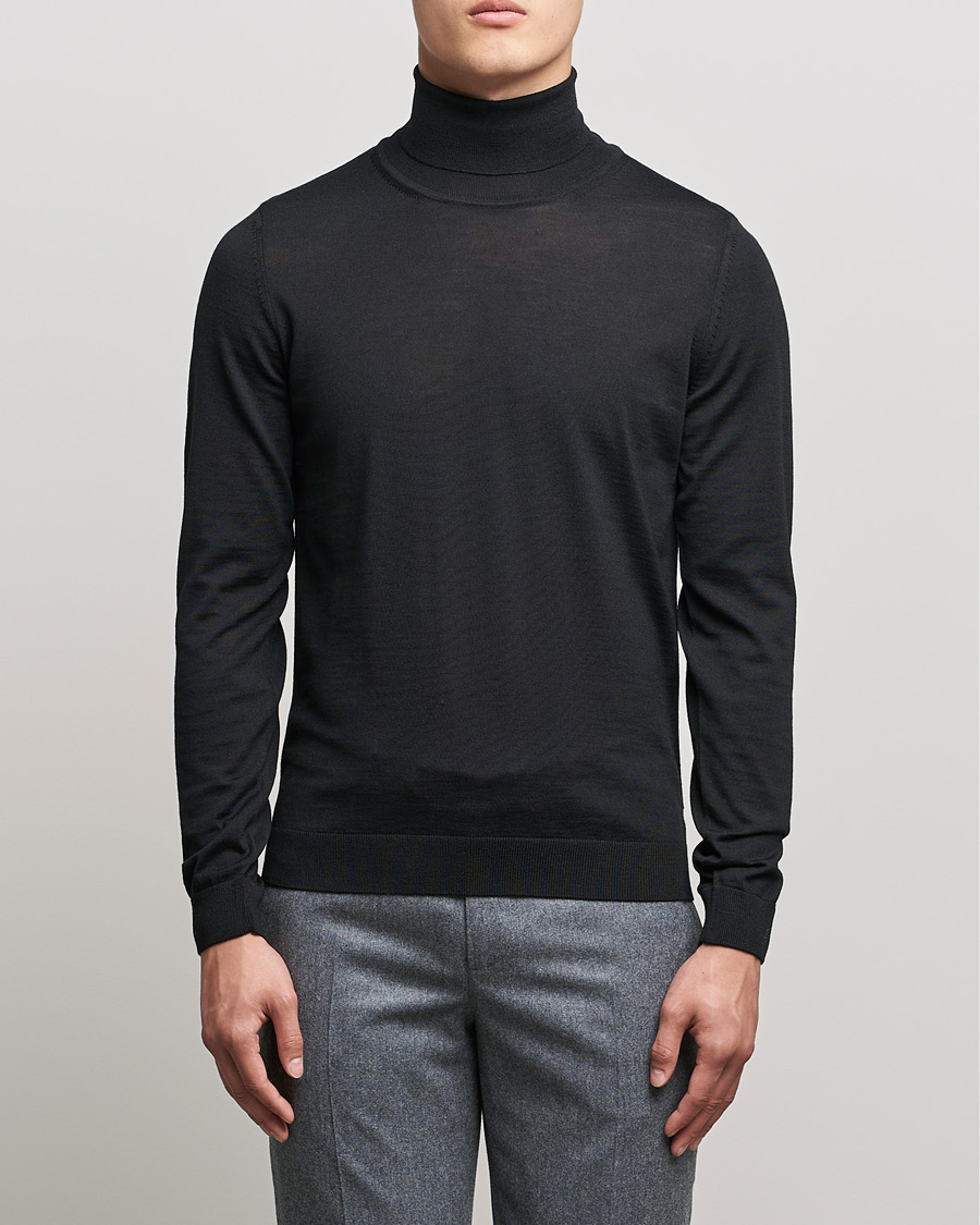 Herre | Gensere | BOSS BLACK | Musso Merino Polo Black