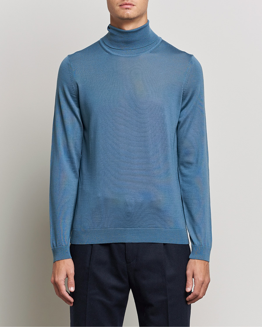 Herre | | BOSS | Musso Merino Polo Bright Blue
