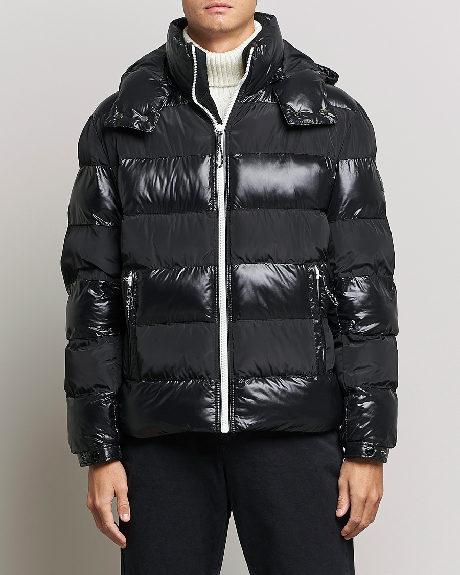 Herre | Dressede jakker | BOSS BLACK | Cutlero Glossy Puffer Jacket Black
