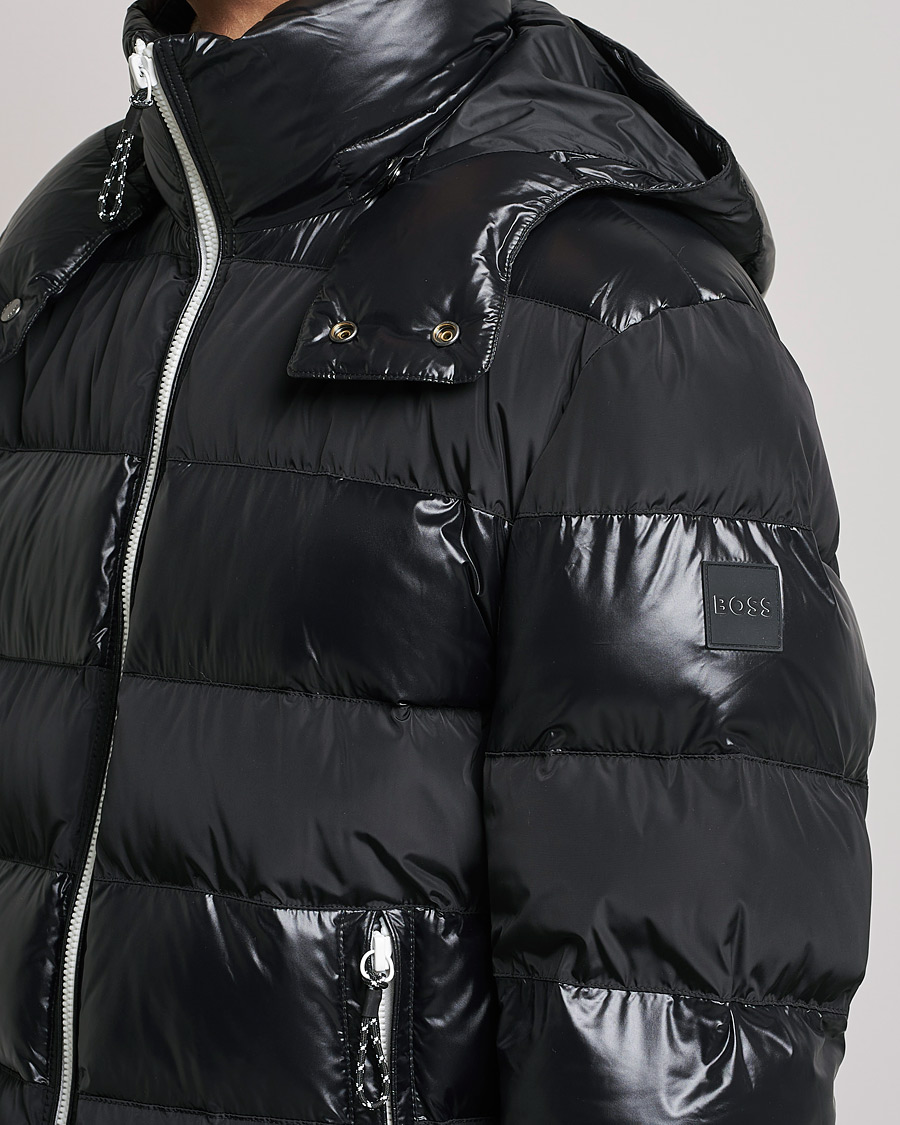 Herre | Jakker | BOSS BLACK | Cutlero Glossy Puffer Jacket Black