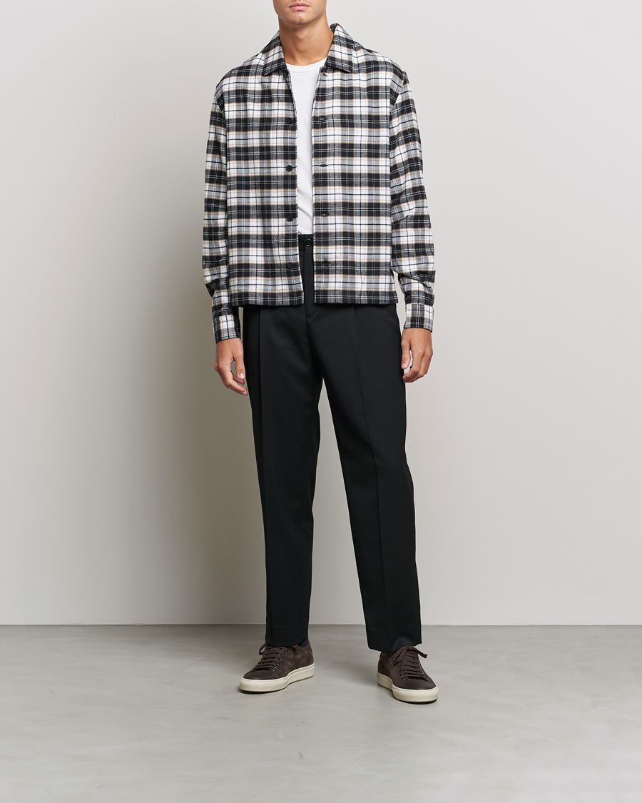 Herre | Flanellskjorter | BOSS | Nolan Check Flannel Shirt Black