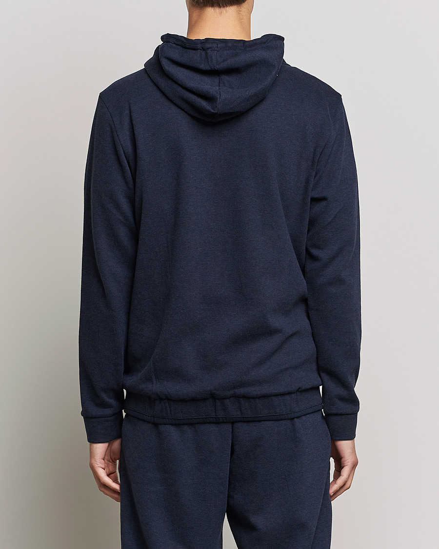 Herre | Gensere | BOSS BLACK | Cashmere Full Zip Hoodie Dark Blue